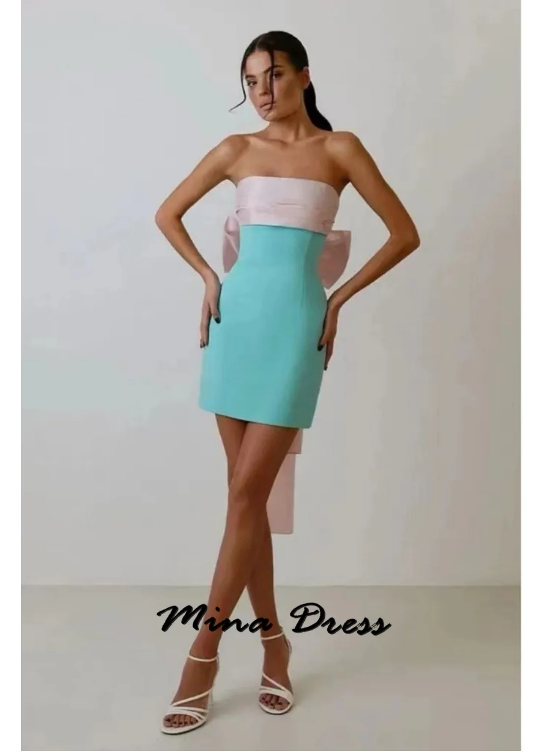 Mina Customized Bow Robe De Soiree Femmes Sleeveless Evening Dresses Woman Elegant Party Dresses 2024 for Wedding Dress Backless
Mina Customized Bow Robe De Soiree Femmes Sleeveless Evening Dresses Woman Elegant Party Dresses 2024 for Wedding Dress Backless
