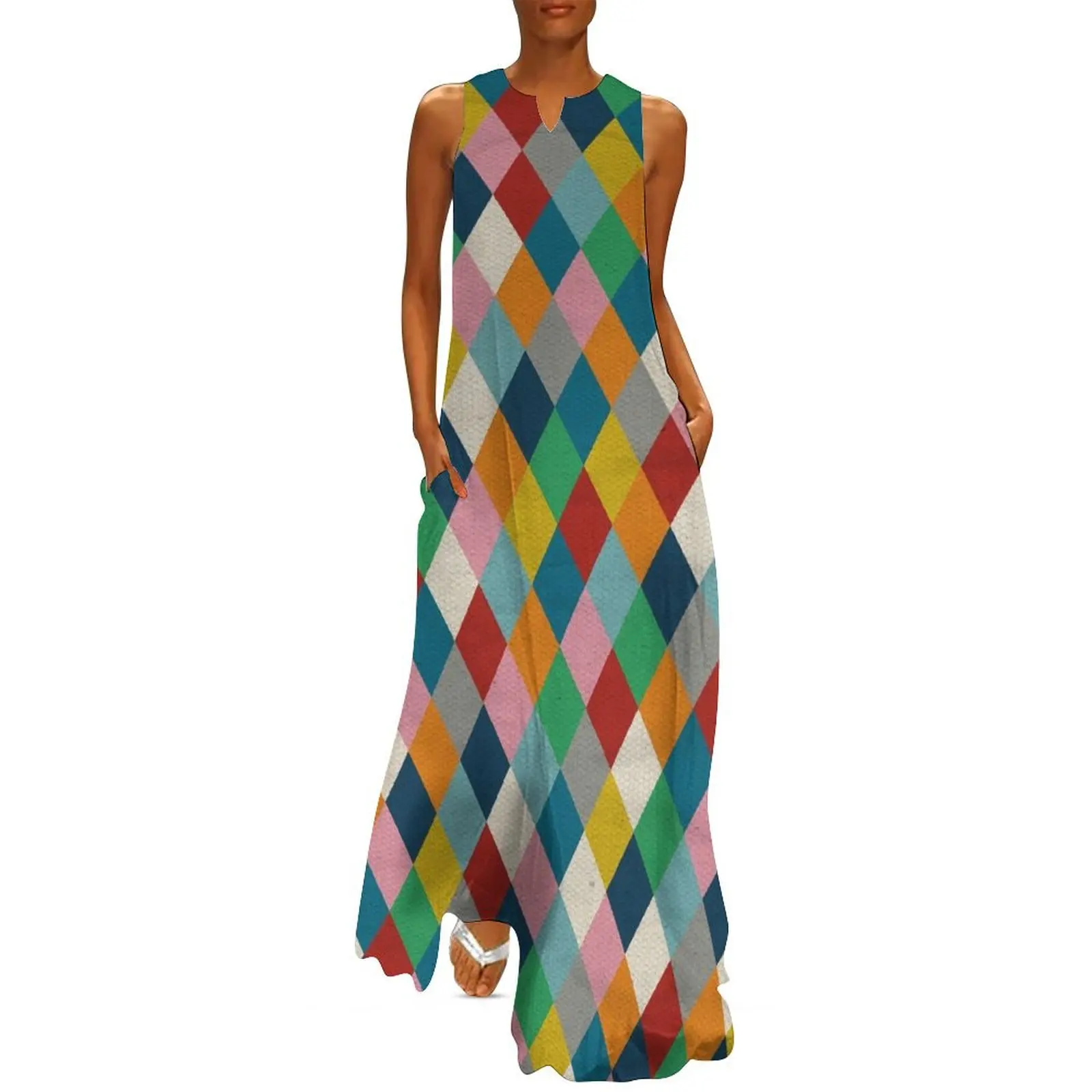 Harlequin Long Dress Women's summer dress women's luxury party dress summer woman 2025
Harlequin Long Dress Women's summer dress women's luxury party dress summer woman 2025