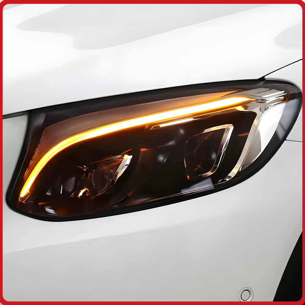 For Benz GLC W253 X253 2016-2019 Headlights Assembly Upgrade LED Lens Flashing Turn Signal Light Plug and Play Startup Effect
For Benz GLC W253 X253 2016-2019 Headlights Assembly Upgrade LED Lens Flashing Turn Signal Light Plug and Play Startup Effect