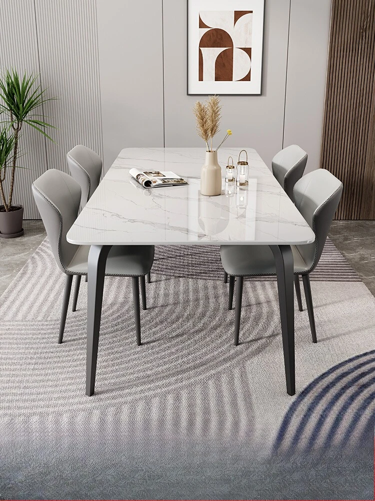 Slate dining table household, small apartment, restaurant dining table and chair combination
Slate dining table household, small apartment, restaurant dining table and chair combination