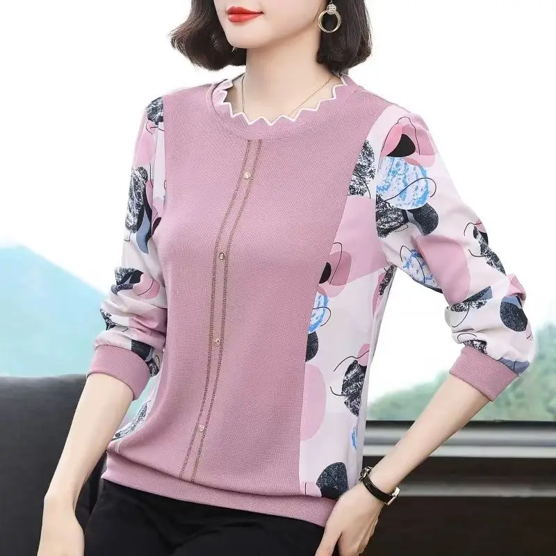 Новая женская одежда с круглым вырезом большого размера для мам среднего и пожилого возраста снаружи
Новая женская одежда с круглым вырезом большого размера для мам среднего и пожилого возраста снаружи