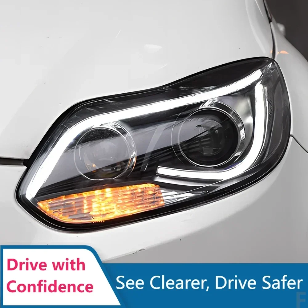 Upgraded High Quality DRL 2 Projector Lens Car Accessories Car Front Lamps For Ford Focus 2012-2014 LED Auto Headlights Assembly
Upgraded High Quality DRL 2 Projector Lens Car Accessories Car Front Lamps For Ford Focus 2012-2014 LED Auto Headlights Assembly