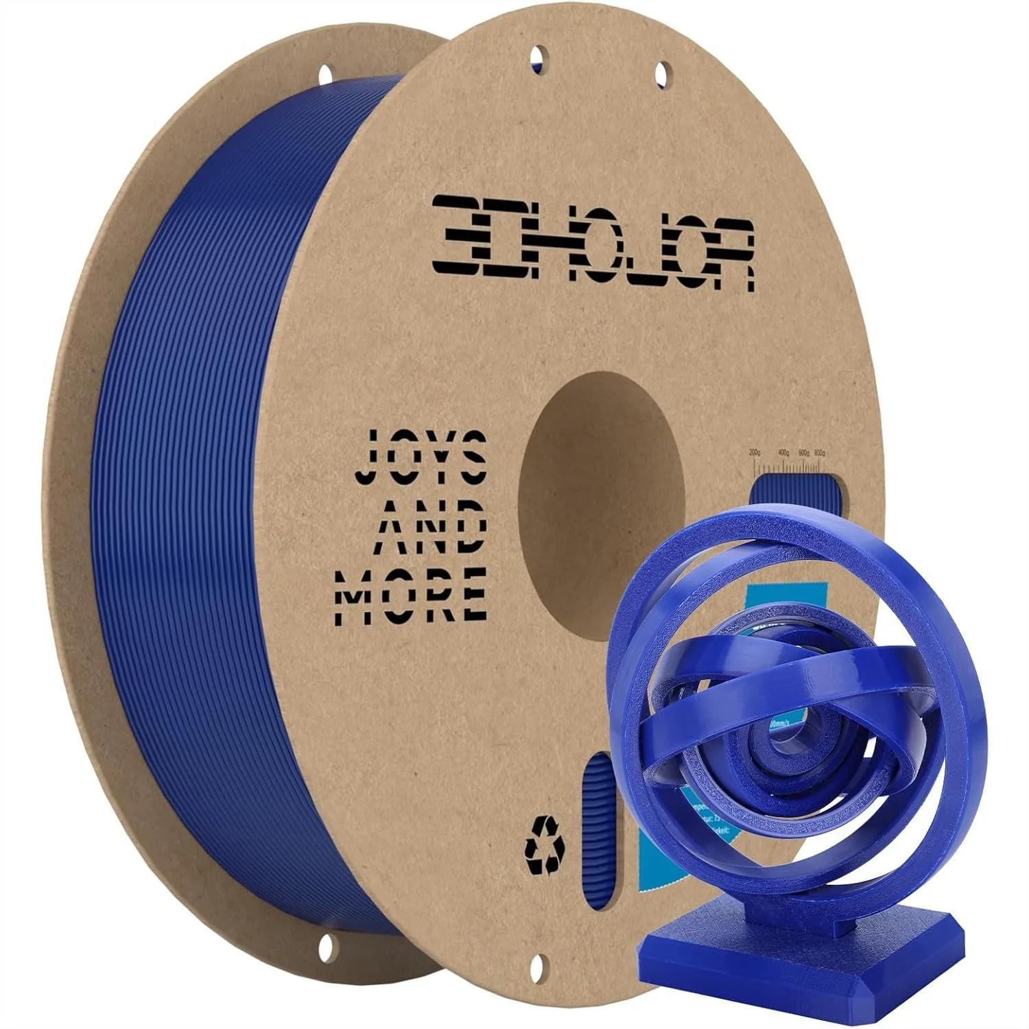 PETG 3D Printer Filament 1.75mm, 2.2 LBS (1KG) Cardboard Spool, Toughness Enhanced, Fit Most FDM 3D Printer, Blue
PETG 3D Printer Filament 1.75mm, 2.2 LBS (1KG) Cardboard Spool, Toughness Enhanced, Fit Most FDM 3D Printer, Blue