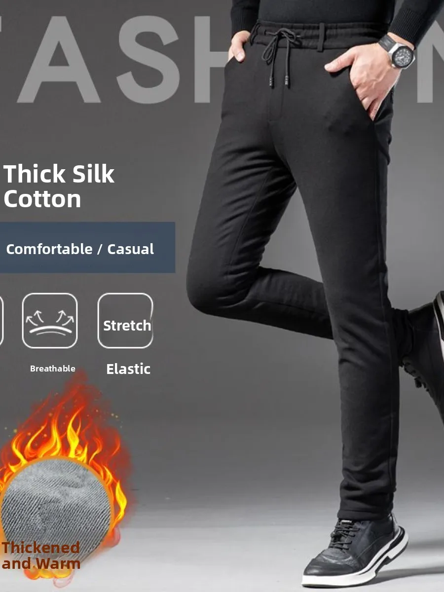 Men's Winter Thiened Fce Lined Straight Leg Casual Pants Elastic Waist Comfortable Warm Outerwear Harlan Sle Long Trou...
Men's Winter Thiened Fce Lined Straight Leg Casual Pants Elastic Waist Comfortable Warm Outerwear Harlan Sle Long Trou...