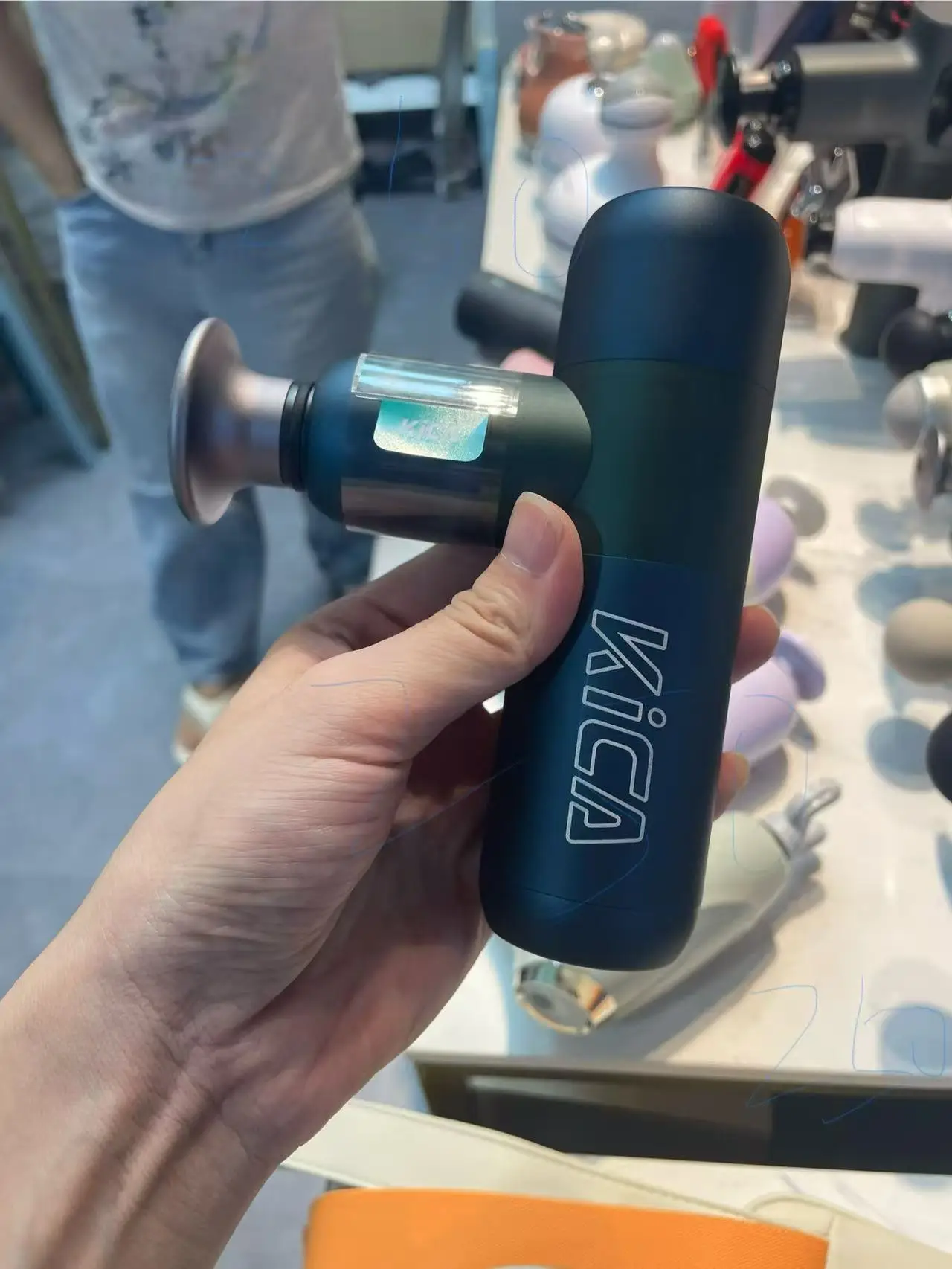 KICA Mini Massage-Gun Handle Massager USB Electric Metal Body Pocket Neck Muscle Pain Therapy for Body Relaxation Pain Relief
KICA Mini Massage-Gun Handle Massager USB Electric Metal Body Pocket Neck Muscle Pain Therapy for Body Relaxation Pain Relief