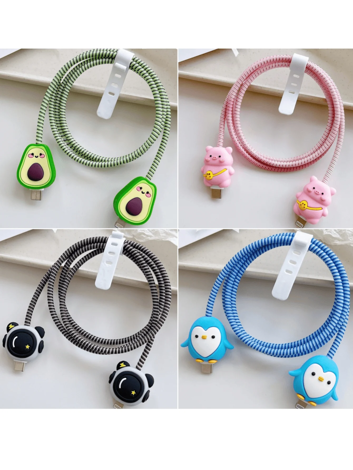 4pcs 1.4m Cartoon Cable Protector For Type C Android Phone Charger Cord Winder Organizer
4pcs 1.4m Cartoon Cable Protector For Type C Android Phone Charger Cord Winder Organizer
