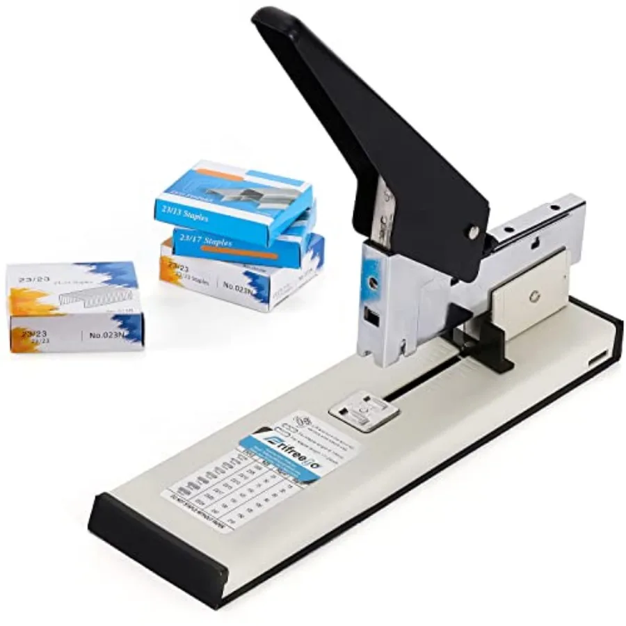 Heavy Duty Stapler - Effortless 240-Sheet Office Stapler with Adjustable Paper Guide, Super Capacity with 4000 Staples
Heavy Duty Stapler - Effortless 240-Sheet Office Stapler with Adjustable Paper Guide, Super Capacity with 4000 Staples