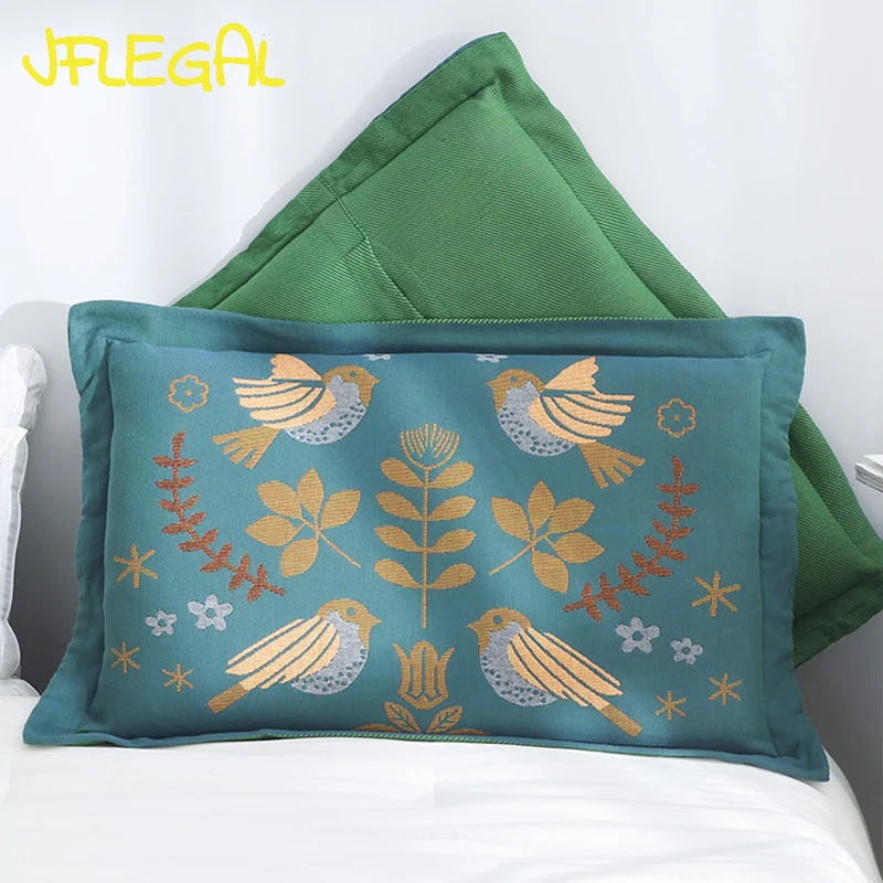 JFLEGAL 2024 Chinese Spring Bird Pure Cotton Gauze Pillowcase 1 Pair Home Bedroom Single Pillow Cover 75x50cm Fundas De Cojines
JFLEGAL 2024 Chinese Spring Bird Pure Cotton Gauze Pillowcase 1 Pair Home Bedroom Single Pillow Cover 75x50cm Fundas De Cojines