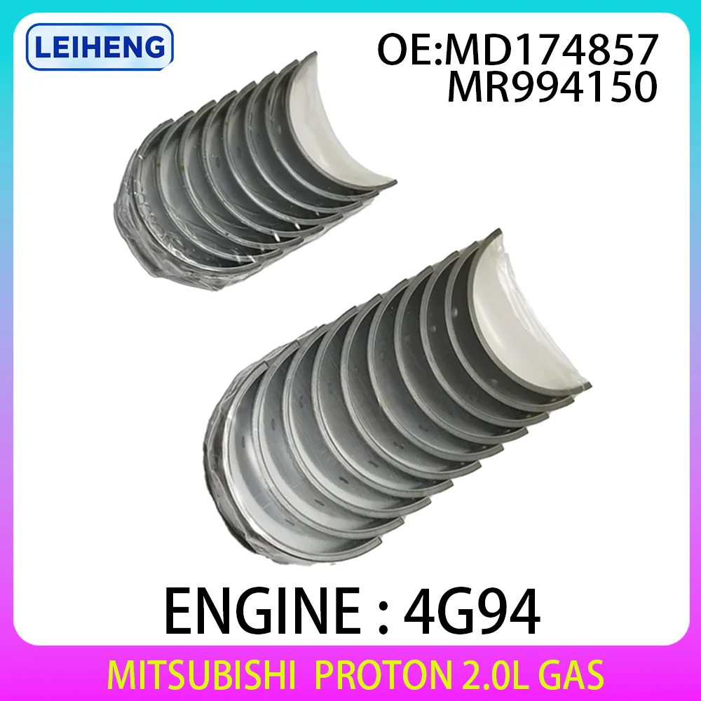 STD Engine Main & Con-rod Bearing Set Fit Kit For MITSUBISHI LANCER MONTERO PAJERO 2.0L L4 2.0 L T GAS 4G94 1999cc 1991-2006
STD Engine Main & Con-rod Bearing Set Fit Kit For MITSUBISHI LANCER MONTERO PAJERO 2.0L L4 2.0 L T GAS 4G94 1999cc 1991-2006