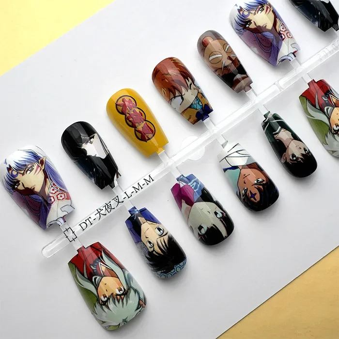Jaken Higurashi Kagome Sesshoumaru Kawaii Otaku Fake Nails Anime Popular Nail Art Accessories Cute Press on Nails Decoration
Jaken Higurashi Kagome Sesshoumaru Kawaii Otaku Fake Nails Anime Popular Nail Art Accessories Cute Press on Nails Decoration