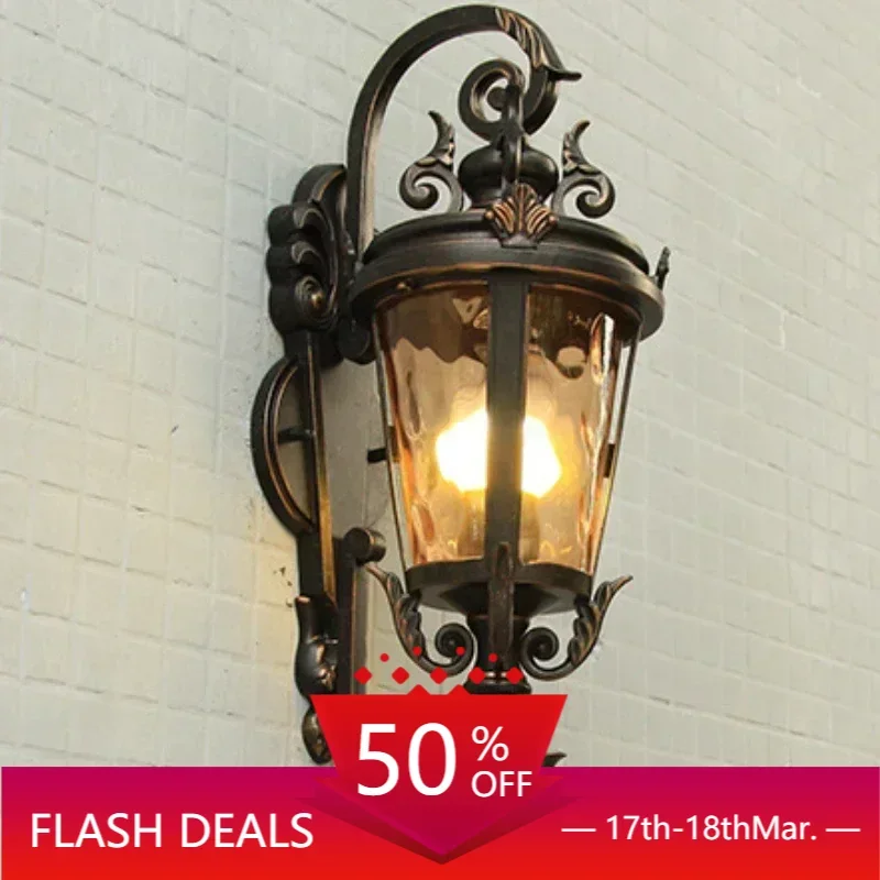 Outdoor Wall Sconce Light Vintage Garden Lamp Street Yard Lighting Hippocampus Style Luminarie for Balcony Porch Country House
Outdoor Wall Sconce Light Vintage Garden Lamp Street Yard Lighting Hippocampus Style Luminarie for Balcony Porch Country House