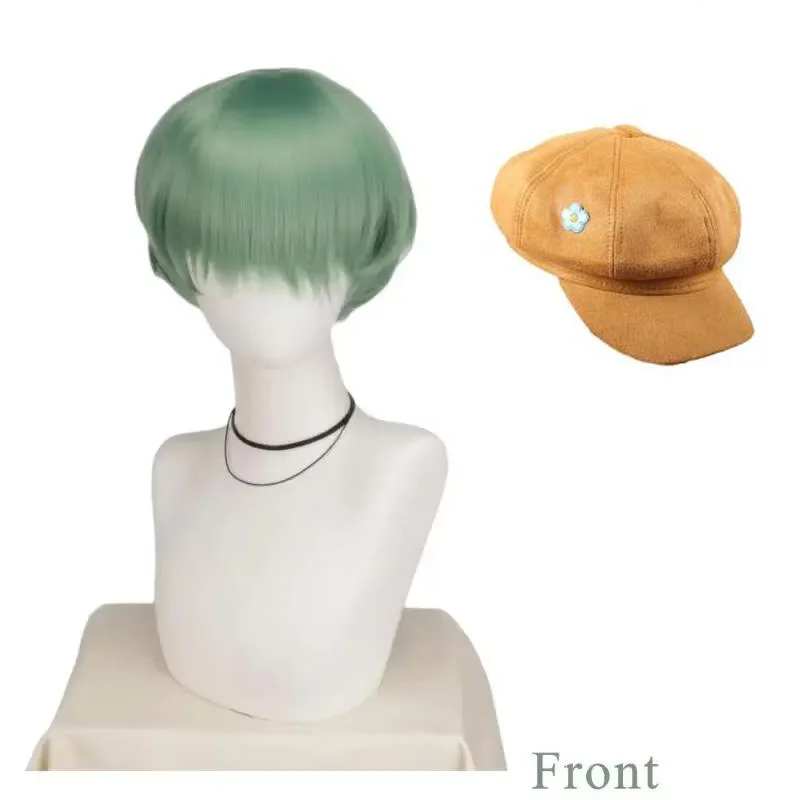 Cosplay Synthetic Wig Yellow Beret Hat 30cm Short Green Men Hair Anime Heat Resistant Wigs
Cosplay Synthetic Wig Yellow Beret Hat 30cm Short Green Men Hair Anime Heat Resistant Wigs