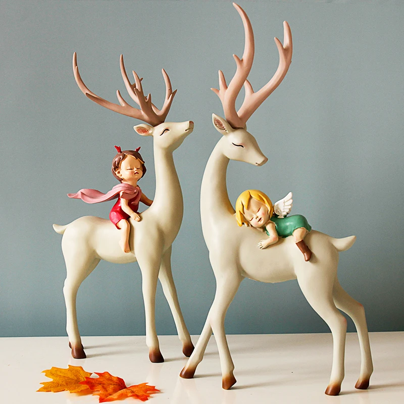 Nordic Home Decor Deer Statues And Sculptures Desk Accessories Luxury Living Room Decoration Figurines For Interior Ornaments
Nordic Home Decor Deer Statues And Sculptures Desk Accessories Luxury Living Room Decoration Figurines For Interior Ornaments
