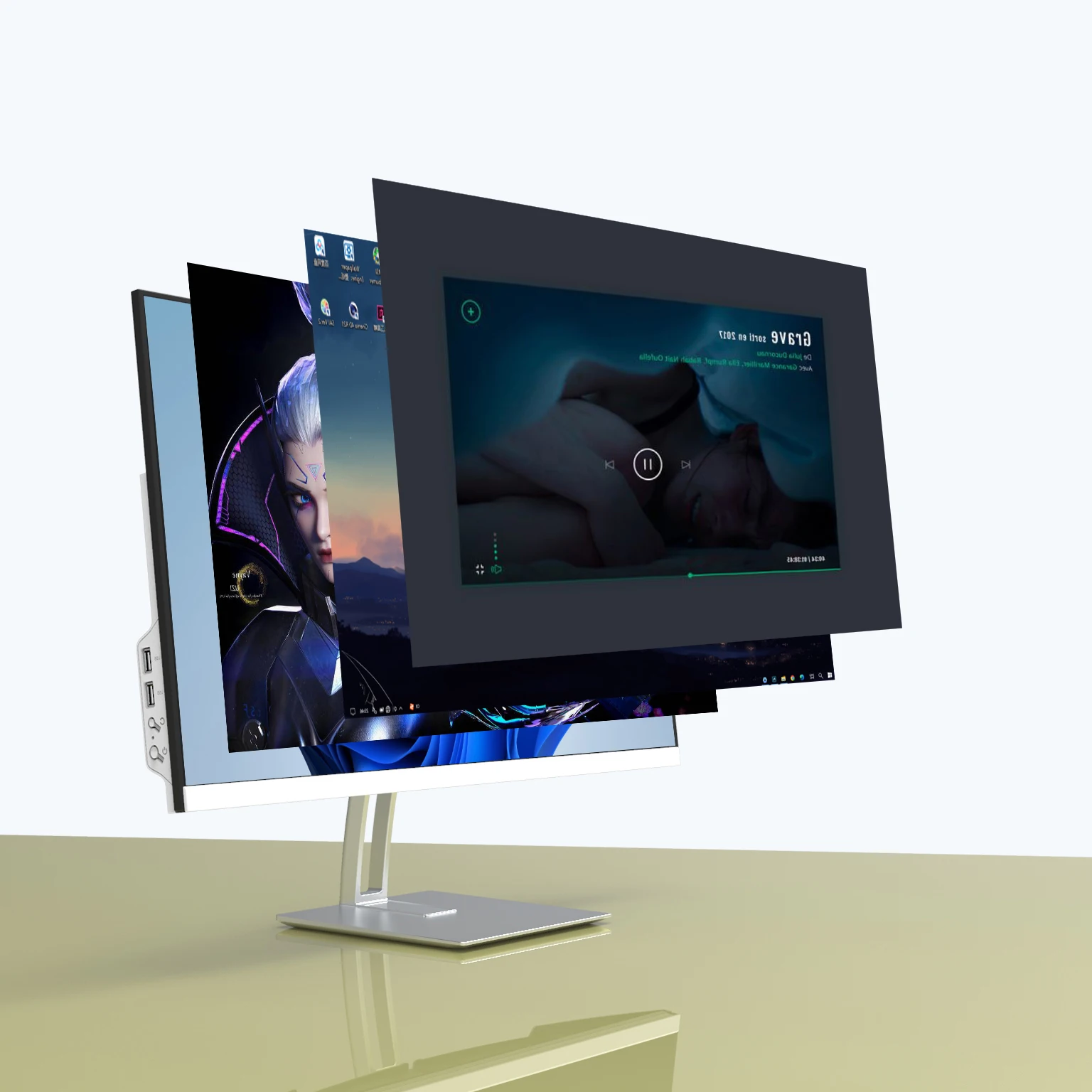 Pc Gaming 23.8" All-in-one Pc Full HD Intel Core I5 Processor Built-in Stereo Speaker Stylish Modern Design
Pc Gaming 23.8" All-in-one Pc Full HD Intel Core I5 Processor Built-in Stereo Speaker Stylish Modern Design