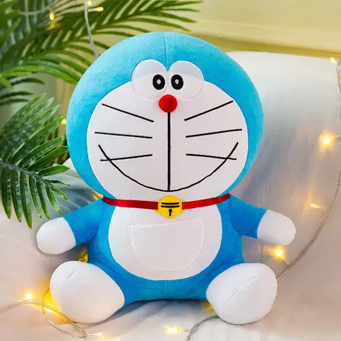 35cm Doraemon Anime Peripheral Cute Plush Doll Toy Cartoon Cute Pillow Children Birthday Gift Toy