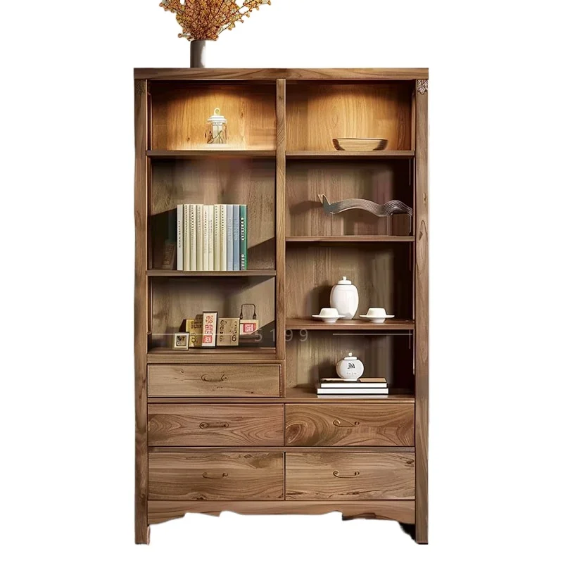 Solid wood bookshelf storage, simple cabinet against the wall, living room, multi-layer storage cabinet
Solid wood bookshelf storage, simple cabinet against the wall, living room, multi-layer storage cabinet