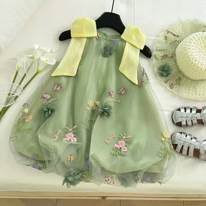 2025Summer Girls' Dress Little Girl Mesh Flower Embroidery Princess Dress Children's Tank Dress Wholesale
2025Summer Girls' Dress Little Girl Mesh Flower Embroidery Princess Dress Children's Tank Dress Wholesale