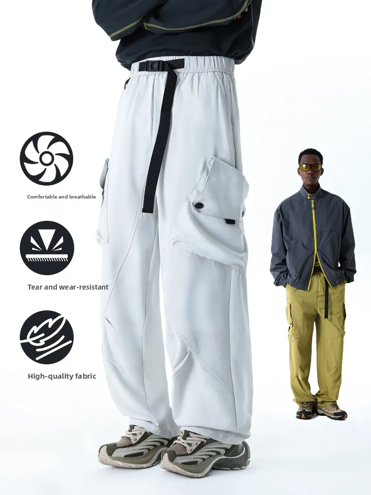 MMOPTOP American Sle Casual Work Pants Men's High Street Straight Leg Wide Leg Long Trousers Autumn Wear Polyester Fiber
MMOPTOP American Sle Casual Work Pants Men's High Street Straight Leg Wide Leg Long Trousers Autumn Wear Polyester Fiber