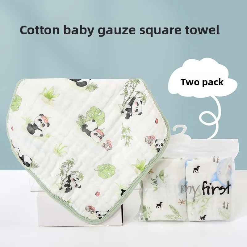 Baby Cotton Gauze Drool Bibs - 30x30 Cartoon Square Towels, 2-Pack Soft Absorbent Washable Kid Face Cloths & Handkerchiefs
Baby Cotton Gauze Drool Bibs - 30x30 Cartoon Square Towels, 2-Pack Soft Absorbent Washable Kid Face Cloths & Handkerchiefs