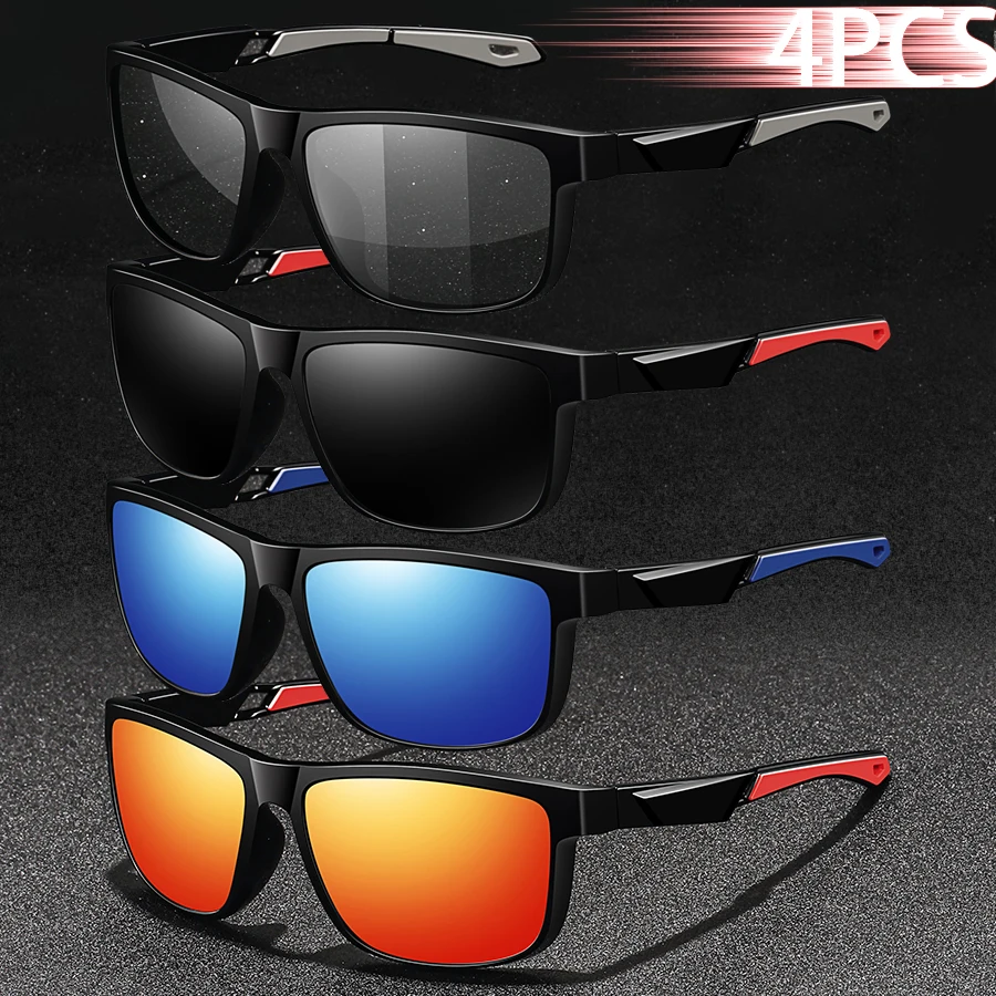 4 PCS Fashion Vintage Sunglasses Men Women Fishing Driving Man Luxury Brand Designer Sun Glasses Anti-Glare Retro Eyewear UV400
4 PCS Fashion Vintage Sunglasses Men Women Fishing Driving Man Luxury Brand Designer Sun Glasses Anti-Glare Retro Eyewear UV400