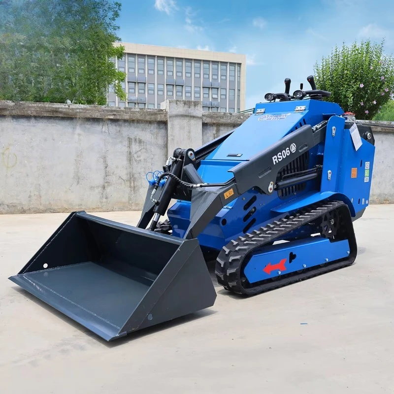 Mini Loader Track Skid Steer Loader Walk Behind Mini Skid Steer Loader Diesel with Stand on Skid
Mini Loader Track Skid Steer Loader Walk Behind Mini Skid Steer Loader Diesel with Stand on Skid
