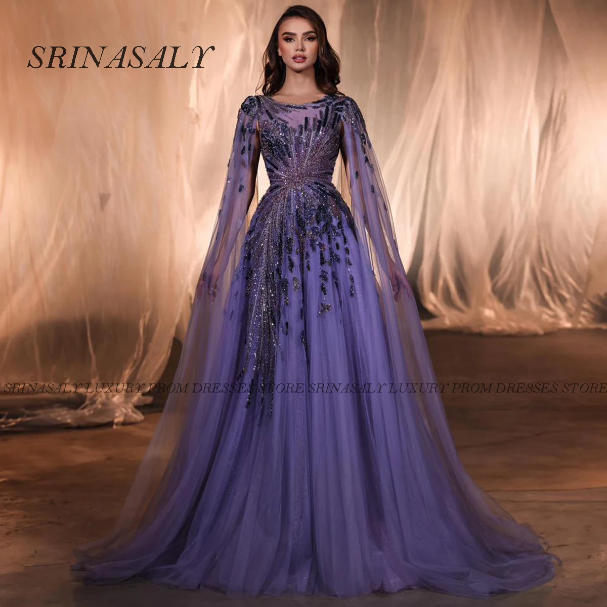 Customized Luxury A-line Evening Party Dress Long For Girls Wedding Party Gowns Applique Tulle Formal Sparkly robes de soirée
Customized Luxury A-line Evening Party Dress Long For Girls Wedding Party Gowns Applique Tulle Formal Sparkly robes de soirée