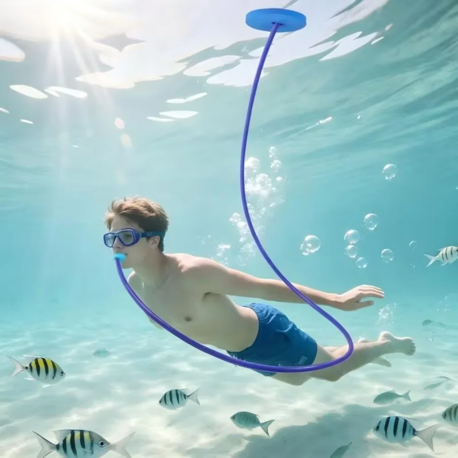2m Full Dry Respirator Diving Swimming Equipment Adult Diving Breathing Tub Swim Training Snorkel Trainer Snorkel Tube
2m Full Dry Respirator Diving Swimming Equipment Adult Diving Breathing Tub Swim Training Snorkel Trainer Snorkel Tube