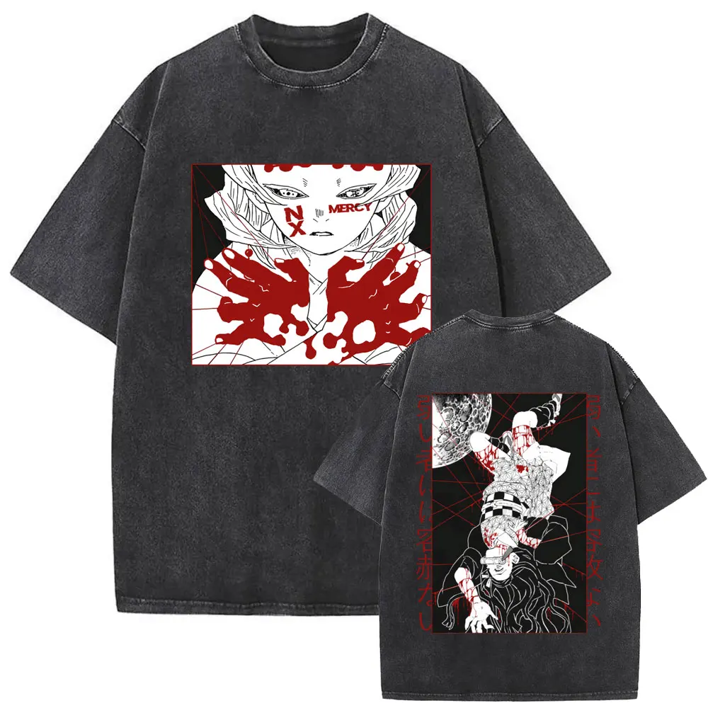 Washed Vintage Anime Demon Slayer Kamado Nezuko & Rui Graphic T-shirt Men Women Fashion Casual T-shirts Unisex Oversized T Shirt
Washed Vintage Anime Demon Slayer Kamado Nezuko & Rui Graphic T-shirt Men Women Fashion Casual T-shirts Unisex Oversized T Shirt