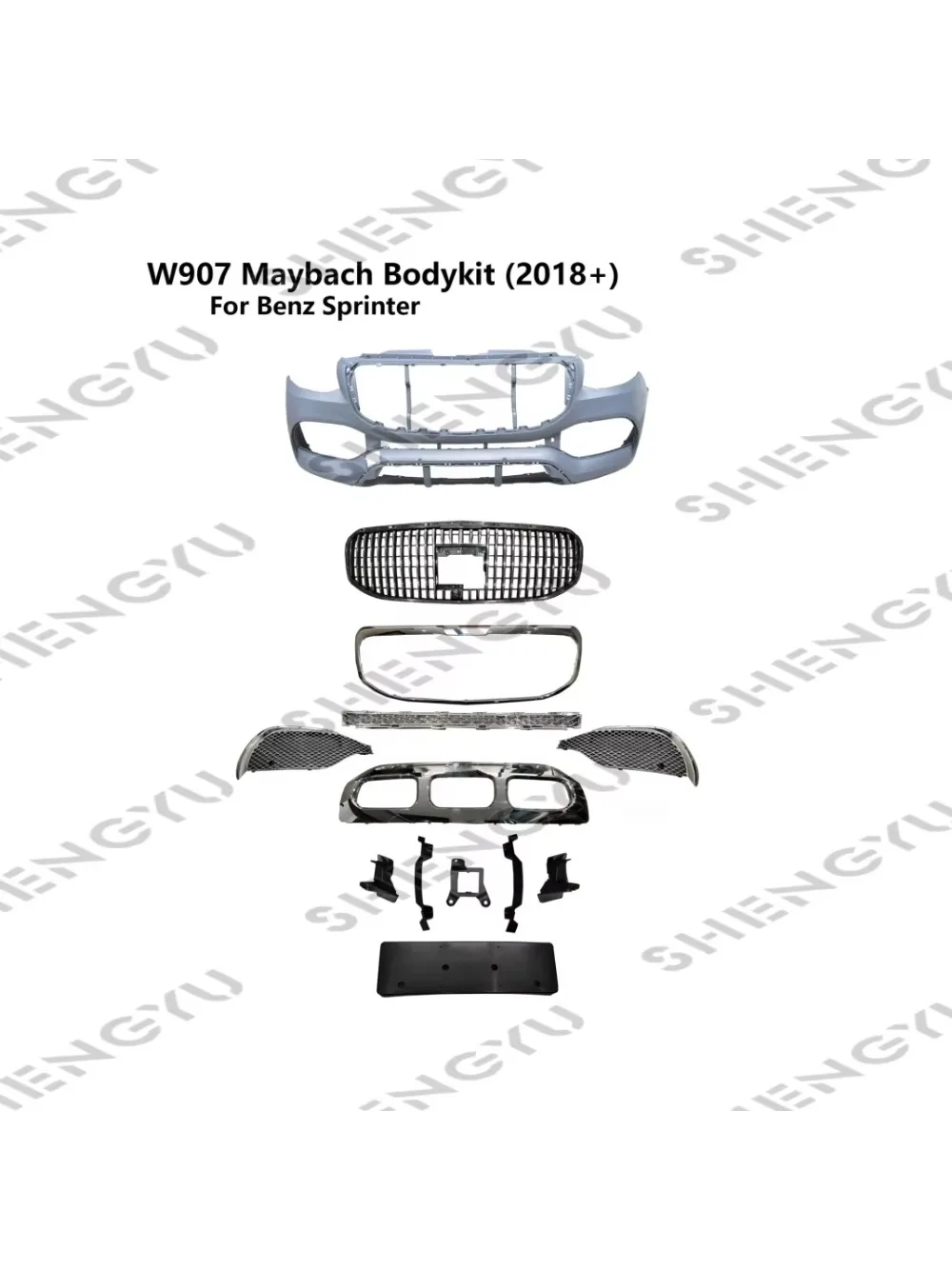 Auto Accessories Car Front Bumper Grille for Sprinter W906 W907 W910 18-20 Change to Style
Auto Accessories Car Front Bumper Grille for Sprinter W906 W907 W910 18-20 Change to Style