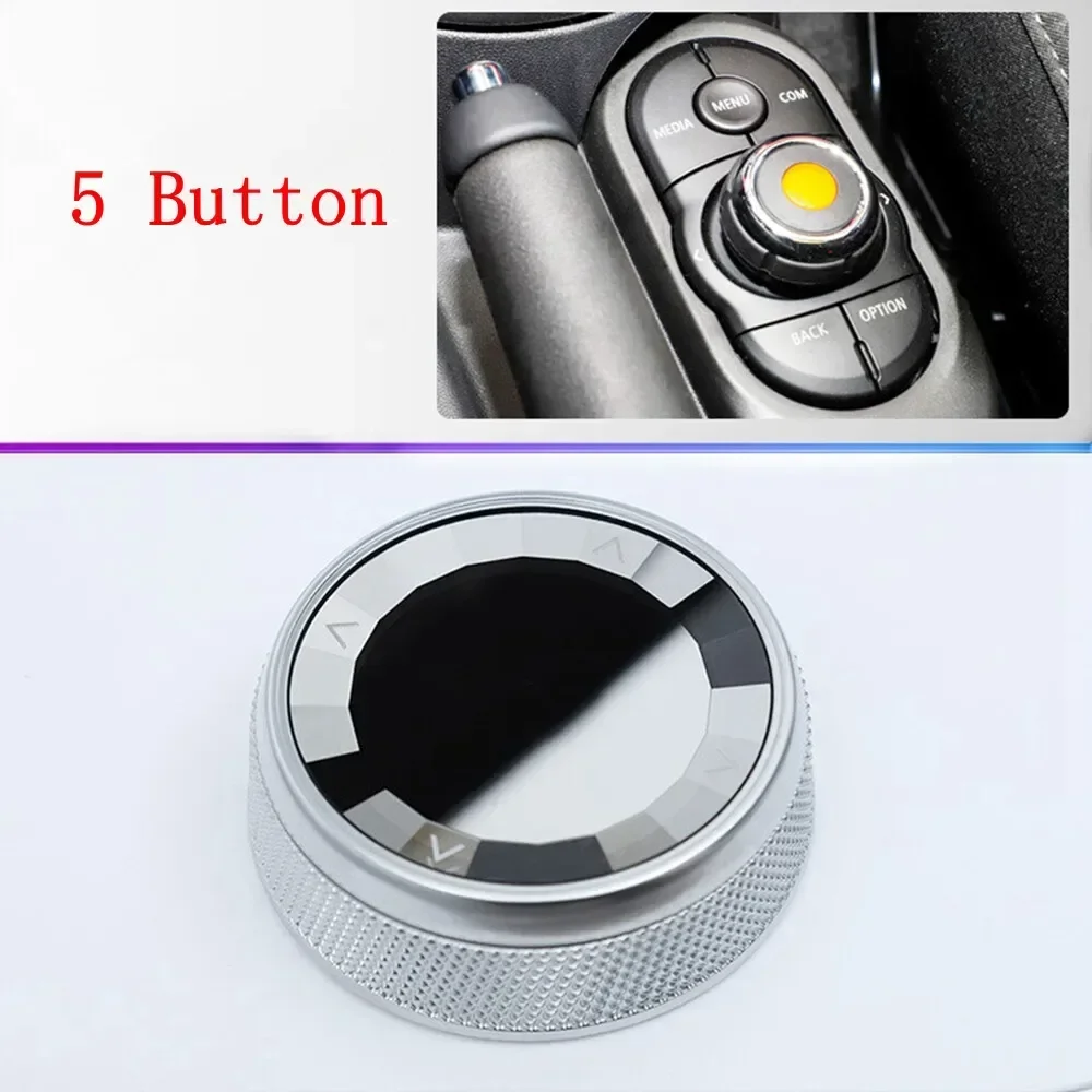 Console Accessory Material ABS, FOR CRYSTAL Multimedia Knob 3D Forged Craftsmanship Precise Fit Car Interior Upgrade
