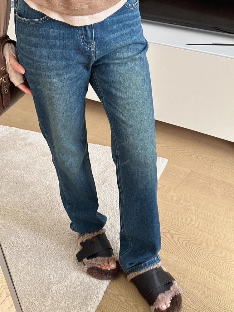 High Waist Four Way Stretch Cone aped Jeans Waed Blue Slim Fit High Waist Abdomen Control Autumn Winter Thiened Denim P...
High Waist Four Way Stretch Cone aped Jeans Waed Blue Slim Fit High Waist Abdomen Control Autumn Winter Thiened Denim P...