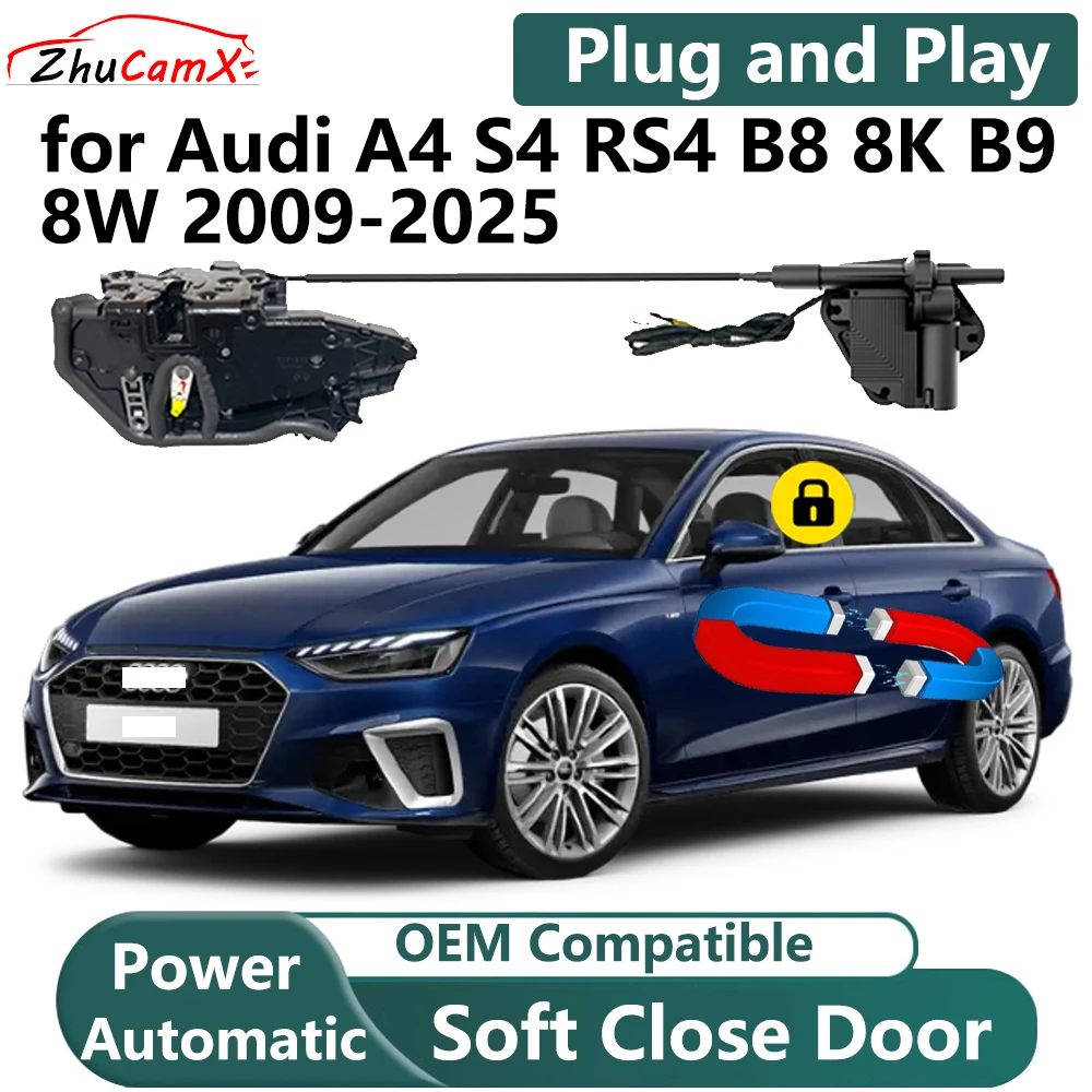 ZhuCamX for Audi A4 S4 RS4 B8 8K B9 8W 2009-2025 Car Electric Soft Close Door System Power Closing Door Latch Lock Plug and Play
ZhuCamX for Audi A4 S4 RS4 B8 8K B9 8W 2009-2025 Car Electric Soft Close Door System Power Closing Door Latch Lock Plug and Play