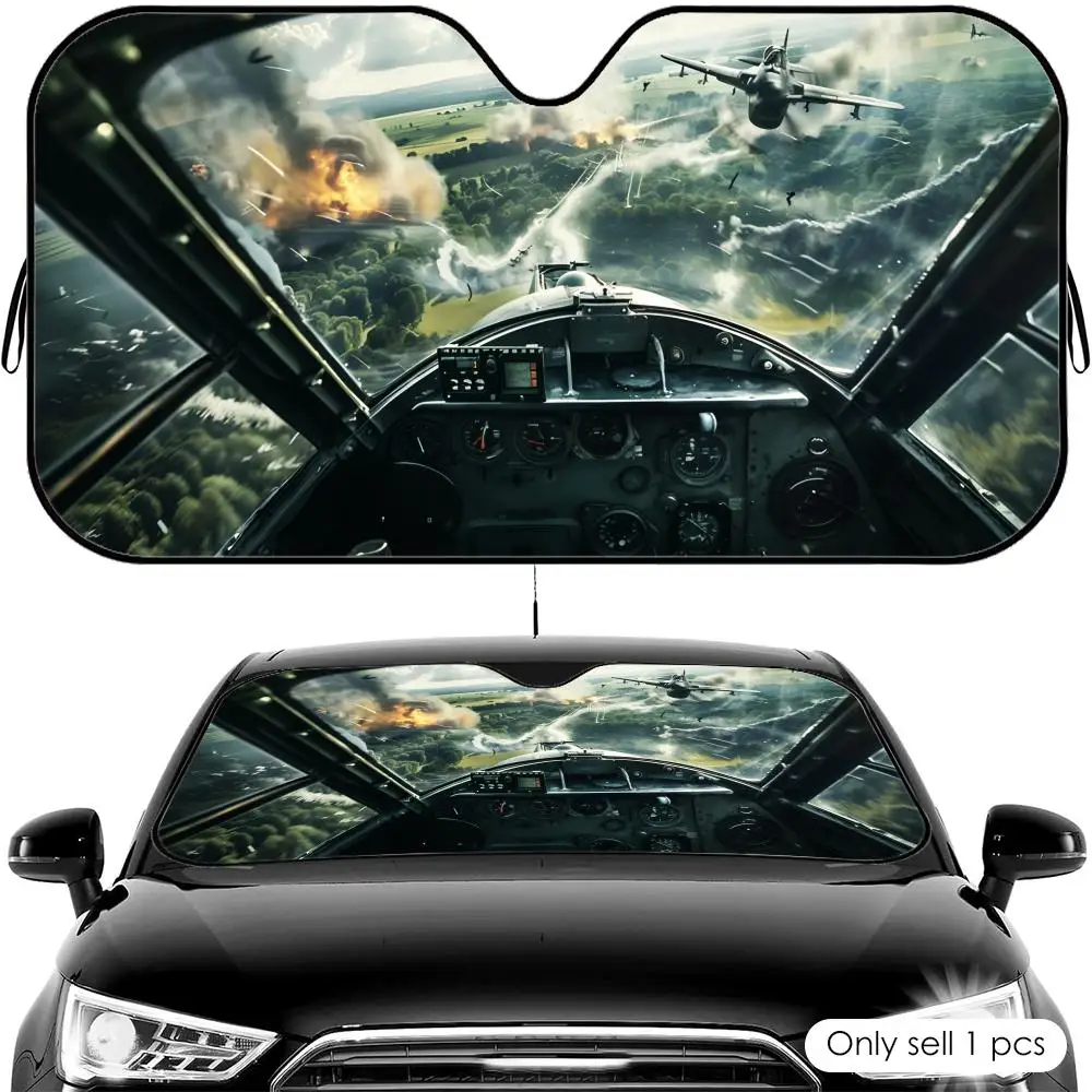 Vintage Aviation Sun Visor Car Windshield Sun Shade UV Protection Heat Insulation Cover Universal Sun Protector
Vintage Aviation Sun Visor Car Windshield Sun Shade UV Protection Heat Insulation Cover Universal Sun Protector