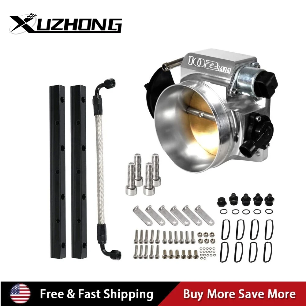 102mm Intake Manifold Part LS1 LS2 LS6 4.8L 5.3L 5.7L w/ Fuel Rail Throttle Body
102mm Intake Manifold Part LS1 LS2 LS6 4.8L 5.3L 5.7L w/ Fuel Rail Throttle Body