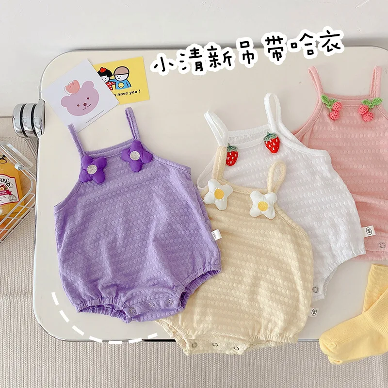 Baby Strawberry Romper0-2Summer Baby Girl Sleeveless Romper BodysuitML685Clothes
Baby Strawberry Romper0-2Summer Baby Girl Sleeveless Romper BodysuitML685Clothes