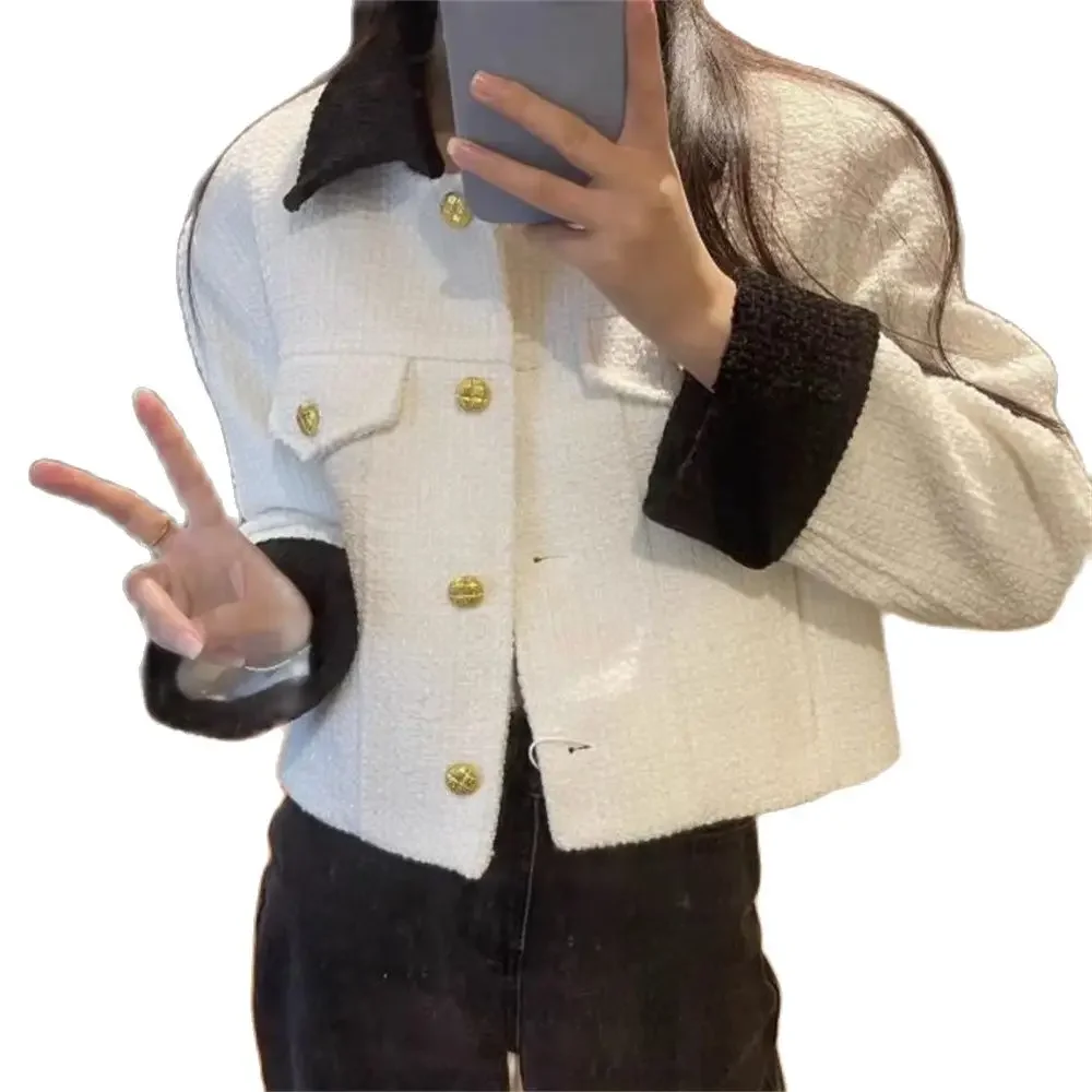 2024 Spring New Style Women's Korean Elegant Gentle Famous Lady's Coat Women Outerwear Unique Special Short Tweed Jacket Tops
2024 Spring New Style Women's Korean Elegant Gentle Famous Lady's Coat Women Outerwear Unique Special Short Tweed Jacket Tops