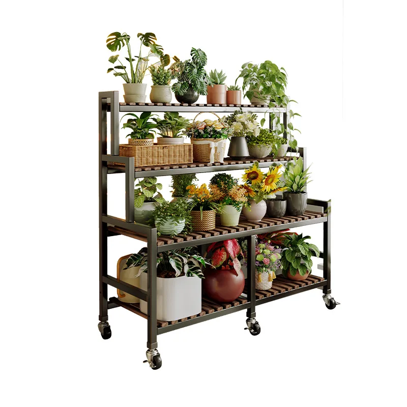 Flower rack, balcony flower rack, living room floor-to-ceiling movable outdoor multi-layer succulent flower pot bracket
Flower rack, balcony flower rack, living room floor-to-ceiling movable outdoor multi-layer succulent flower pot bracket