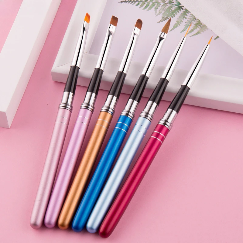 Nail brush set wire drawing pen color painting pen crystal round head phototherapy carving metal detachable holder 1
Nail brush set wire drawing pen color painting pen crystal round head phototherapy carving metal detachable holder 1