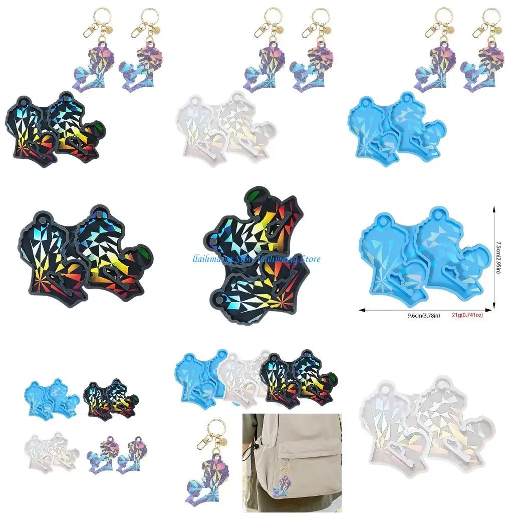 573B Персонализированная форма для украшения сумки из смолы, форма для подвески скульптуры головы ручной работы
573B Персонализированная форма для украшения сумки из смолы, форма для подвески скульптуры головы ручной работы