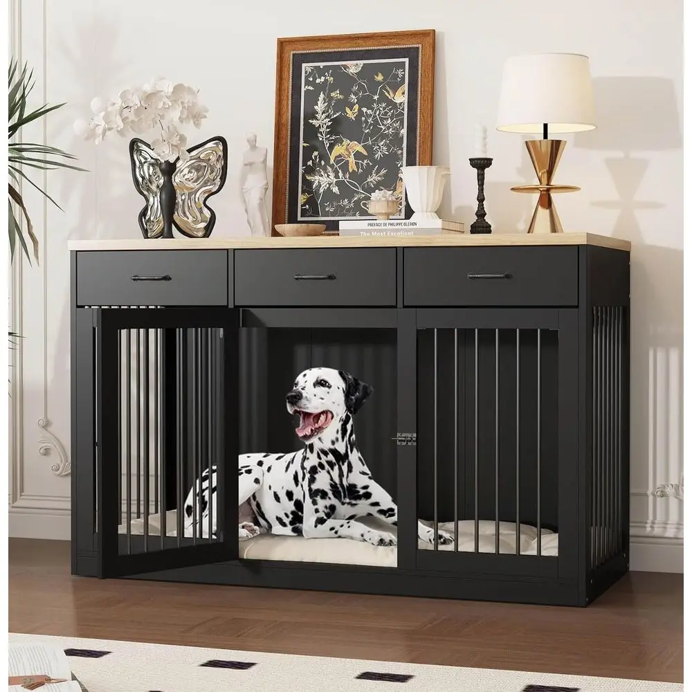 Мебель-клетка для собак очень большого размера, прочный вольер для собак с 3 дверцами, мебель для дома, прикроватная тумбочка, подставка под телевизор
Мебель-клетка для собак очень большого размера, прочный вольер для собак с 3 дверцами, мебель для дома, прикроватная тумбочка, подставка под телевизор