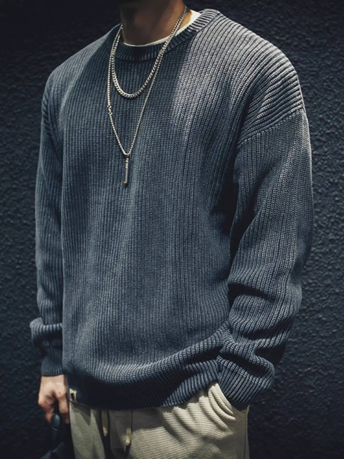 Man Sweater Retro Waffle Texture Knit Sweater For Men Crew Neck Long Sleeve Casual Versatile Workwear Inspired Basic Layer Top
Man Sweater Retro Waffle Texture Knit Sweater For Men Crew Neck Long Sleeve Casual Versatile Workwear Inspired Basic Layer Top