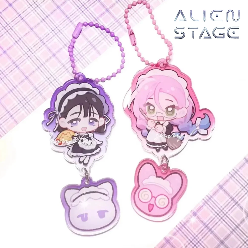 Anime Alien Stage Sua Mizi Cosplay Keychain Acrylic Rope Keyring Backpack Decoration 1 Pair Cartoon Figure Key Chain Party Prop
Anime Alien Stage Sua Mizi Cosplay Keychain Acrylic Rope Keyring Backpack Decoration 1 Pair Cartoon Figure Key Chain Party Prop