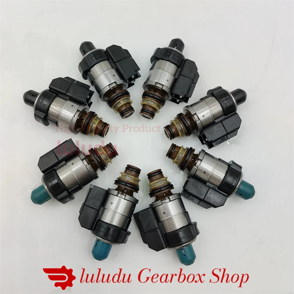 100% оригинал, 8 шт. 722,9 0260130035 0260130034 2202271098 комплект электромагнитных клапанов автоматической коробки передач для Mercedes Benz, 7 скоростей
100% оригинал, 8 шт. 722,9 0260130035 0260130034 2202271098 комплект электромагнитных клапанов автоматической коробки передач для Mercedes Benz, 7 скоростей