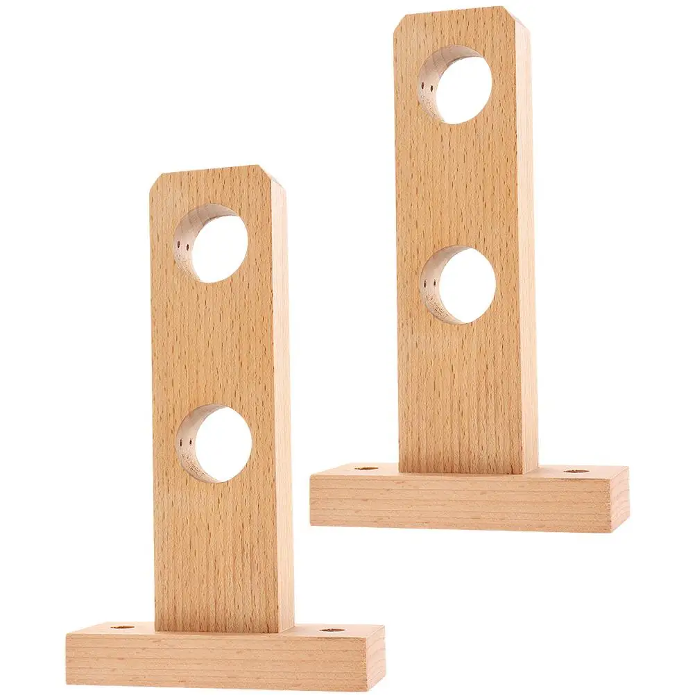 2 Pcs Wooden Curtain Rod Brackets Solid Support Middle Hooks Wall Mounting Holders Sturdy Easy Install Suitable 
2 Pcs Wooden Curtain Rod Brackets Solid Support Middle Hooks Wall Mounting Holders Sturdy Easy Install Suitable