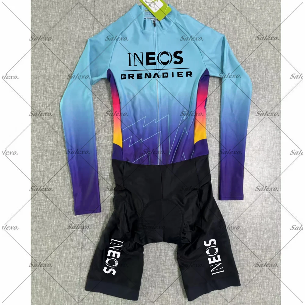 LASER CUT Skinsuit Summer Triathlon Gradient INEOS TEAM LONG Bodysuit SHORT Cycling Jersey Bike Clothing Maillot Ropa Ciclismo
LASER CUT Skinsuit Summer Triathlon Gradient INEOS TEAM LONG Bodysuit SHORT Cycling Jersey Bike Clothing Maillot Ropa Ciclismo