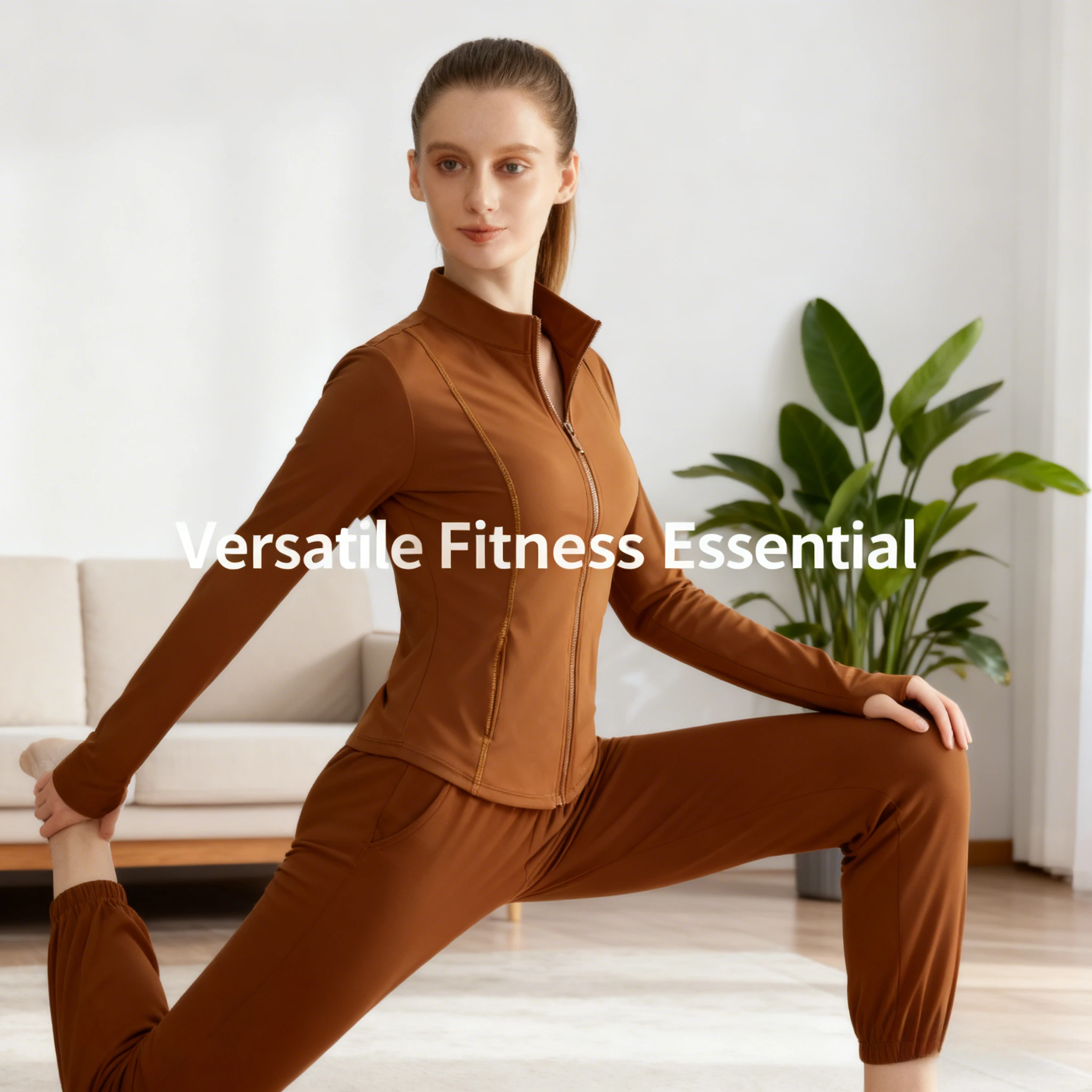 Women's Stand Collar Zipper Sports Jacket Autumn Winter Quick Dry Slim Fit Gym Yoga Outer Wear Shaping Top
Women's Stand Collar Zipper Sports Jacket Autumn Winter Quick Dry Slim Fit Gym Yoga Outer Wear Shaping Top