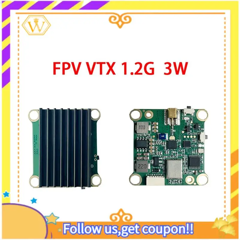 Latest-1.2G 1.3G 3W VTX 3000Mw 9 Channels FPV Audio Video Transmitter PAL/NTSC For FPV RC Racing Drone
Latest-1.2G 1.3G 3W VTX 3000Mw 9 Channels FPV Audio Video Transmitter PAL/NTSC For FPV RC Racing Drone