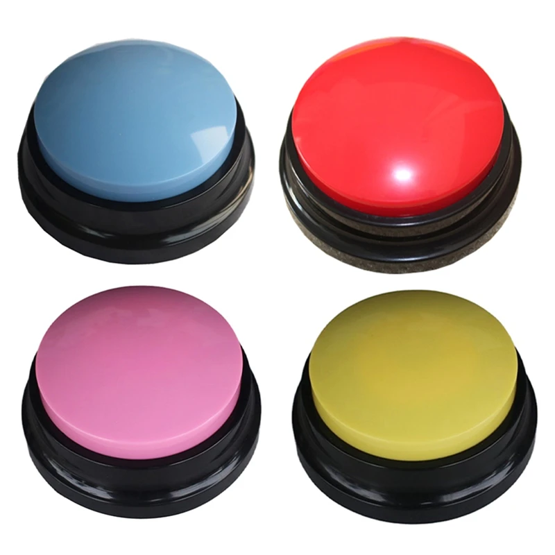 4PCS Pet Sound Box Recordable Talking Button Voice Recorder Talking Toy Pet Training Tool Squeeze Box Music Box
4PCS Pet Sound Box Recordable Talking Button Voice Recorder Talking Toy Pet Training Tool Squeeze Box Music Box