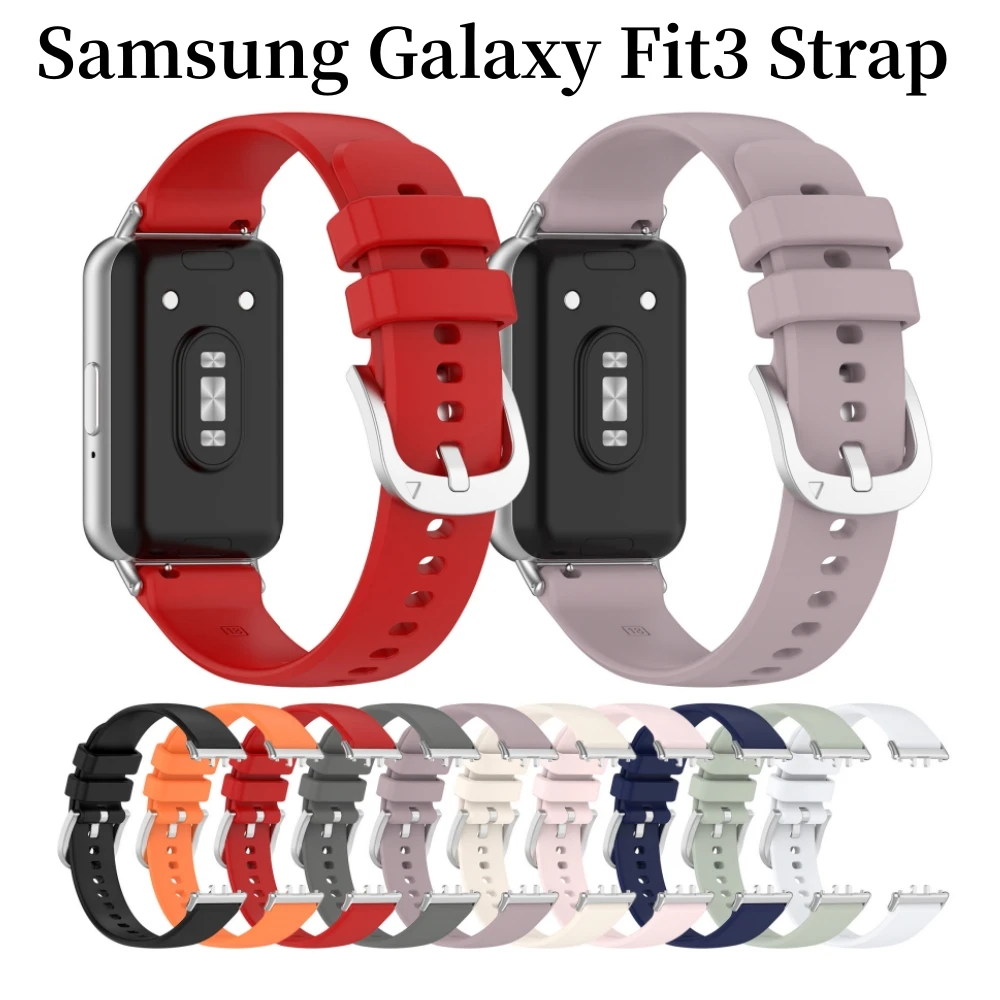 Samsung Galaxy Silicone Strap For Fit 3 Watch Bracelet Replacement Sport Watch Band For Galaxy Fit 3 Belt Wristband
Samsung Galaxy Silicone Strap For Fit 3 Watch Bracelet Replacement Sport Watch Band For Galaxy Fit 3 Belt Wristband