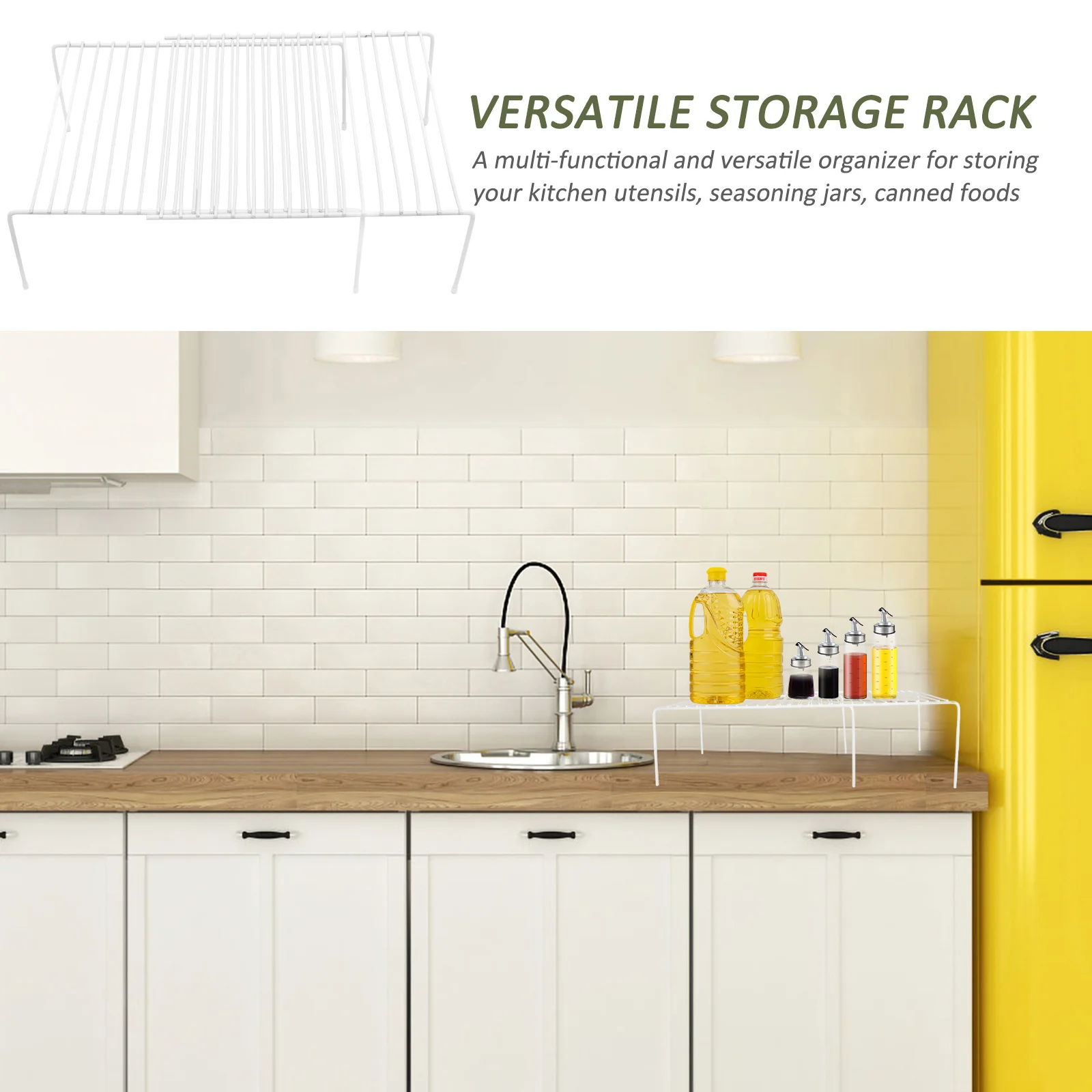 Retractable Kitchen Storage Rack Iron Multi-Function Organizer for Seasoning Jars Canned Foods Utensils Household Spice Shelf
Retractable Kitchen Storage Rack Iron Multi-Function Organizer for Seasoning Jars Canned Foods Utensils Household Spice Shelf